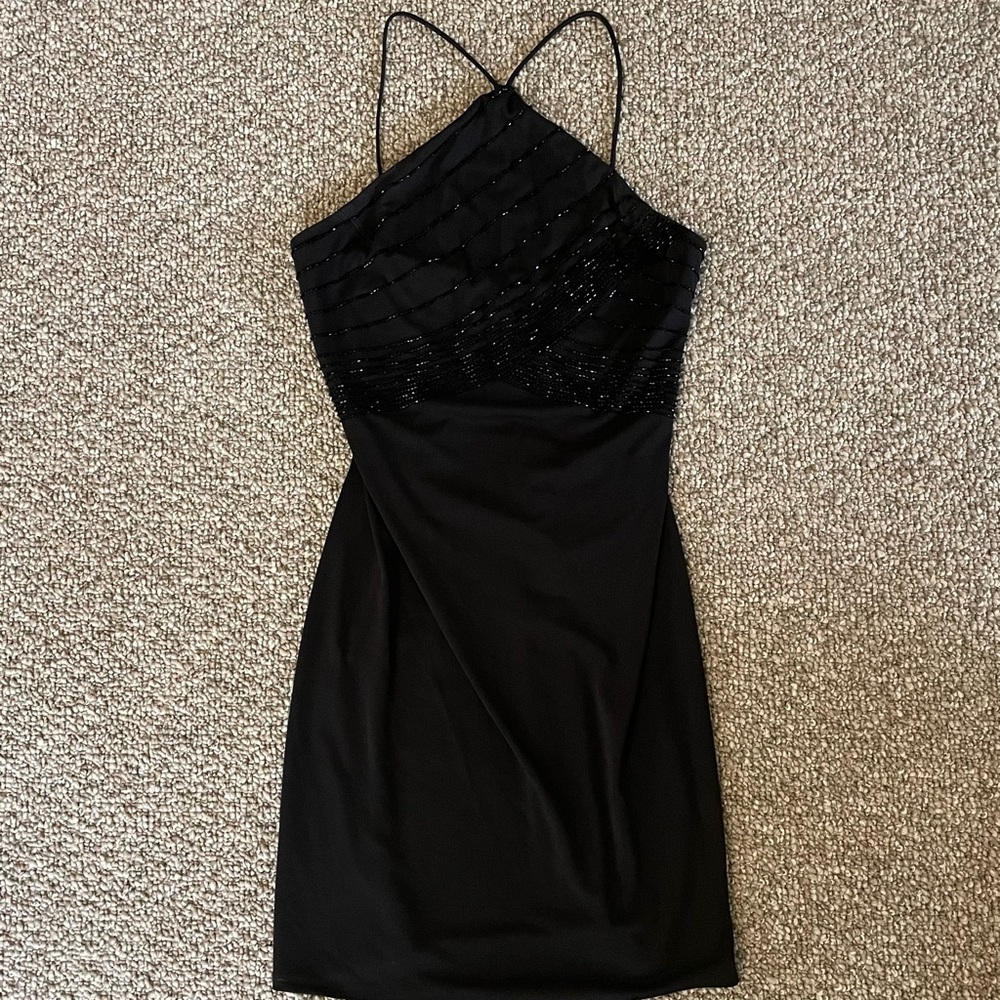 Elegant Black Women's Dress